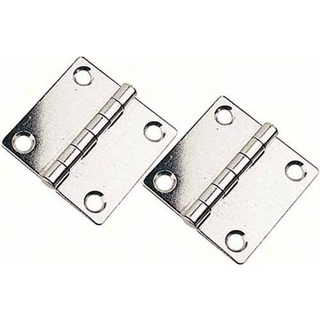 Rustfrit røv hængsel 2 x 2
