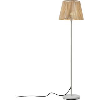 Udendørs gulvlampe hvid med beige reb skærm IP44 - Virginia Jayla