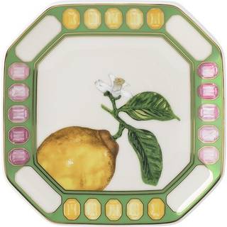 Idyllia Vide-poche, Porzellan, Kristallines Printmotiv, Zitrone, Mehrfarbig