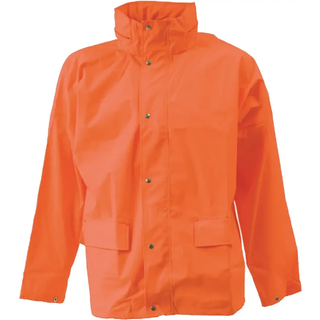 Regnjakke PU 026300 orange Str. L