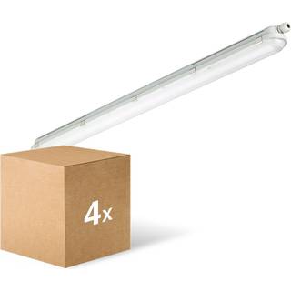 Fordelspakke 4x Philips LED Vandtæt Lysrender CoreLine WT120C Gen2 25/43W 3700/6000lm - 840 Kold Hvid | 150cm