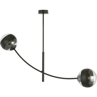Hunter 2 Sort/Stribe loftslampe - Ø14 cm, E14, 230V, uden lyskilde