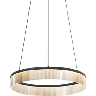 Moderne pendellampe sort 59cm inkl. LED 3-trins dæmpbar - Anello Chandelier