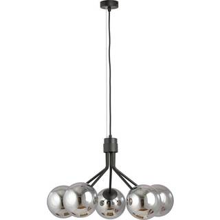 Nova 5 Sort/Grafit pendellampe - Ø14 cm, E14, 230V, uden lyskilde