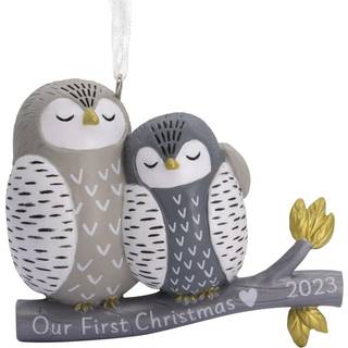 Hallmark Our First Christmas Owls 2023 Julepynt