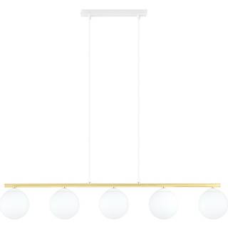 Allora 5 Hvid/Opal pendellampe - Ø14 cm, E14, 230V, uden lyskilde
