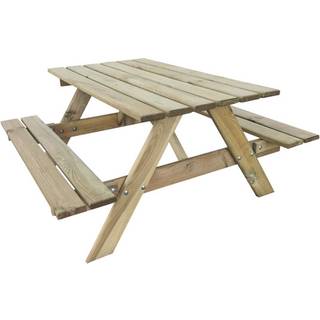 Junior bord/bænkesæt 90 x 90 x 50 cm