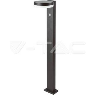 5,5W LED Solcelle Pullertlampe - PIR Sensor, IP54 - Kulør : Varm