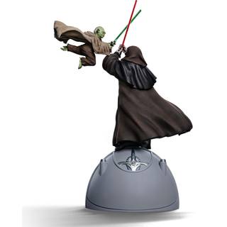 Star Wars Deluxe Art Scale Statue 1/10 Yoda vs Emperor Palpatine (CCXP Exclusive 2024) 31 cm