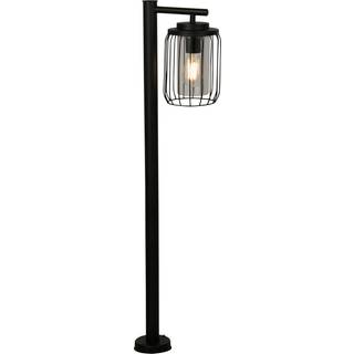 Reed vejlampe, IP44, sort, højde 100 cm, metal