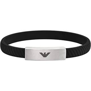 Emporio Armani Stainless Steel ID Bracelet with Polished Chain Design EGS2996040