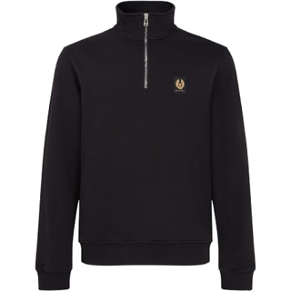 Belstaff Quarter Zip Sweatshirt Black