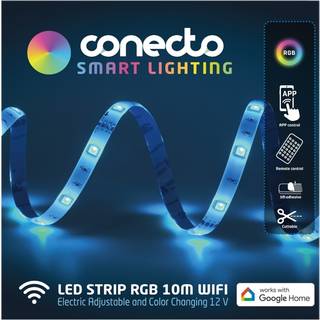 Conecto RGB LED-lyskæde, 10 m ➞ På lager - klar til levering og afhentning