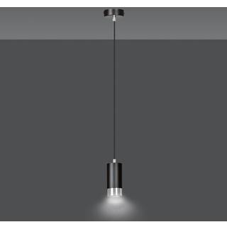 Fumiko 1 Sort/Krom pendellampe - GU10, 230V, uden lyskilde