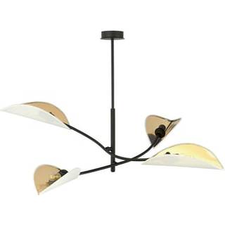 Lotus 4 Hvid/Guld loftslampe - Ø12 cm, E14, 230V, uden lyskilde