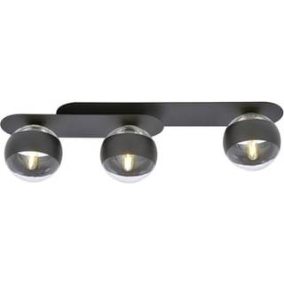 Plaza 3 Sort/Stribe loftslampe - Ø14 cm, E14, 230V, uden lyskilde