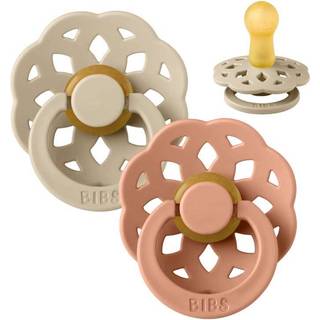 BIBS Boheme Latex Size 2 Vanilla/Peach 2 PACK