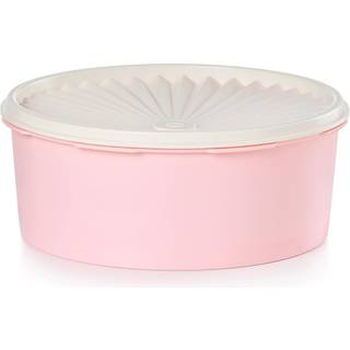 Tupperware Heritage Collection 7.6 Cup Cookie Canister - Vintage lyserosa farve opvaskemaskine Safe & BPA Free Container - (1,8 L)