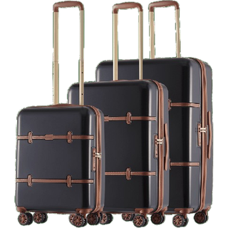 Printisso Portofino - Sæt af 3 Vintage Black, Kufferter - Hardcase Kuffert