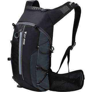 WEST BIKING - Cykeltaske / rygsæk - VANDTÆT - 10 L - Ultralet og åndbar - Blå