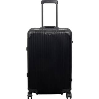 Aluminiums kuffert - Sort - 68 liter - Luksuriøs rejsekuffert med TSA lås