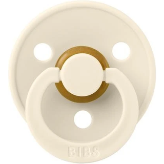 Bibs Colour, Str. 1 (0-6 Mdr.), Symmetrisk - Latex, Sutter Med Navn , 5-pak