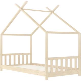 sengestel til børneseng 70 x 140 cm massivt fyrretræ