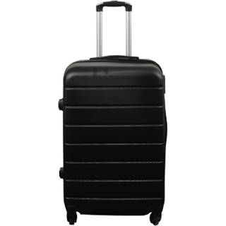 Kuffert - Hardcase kuffert - Str. Medium - Sort - Praktisk rejsekuffert