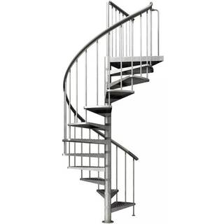 DOLLE Toronto spindeltrappe med repos, Ø185 cm - 11 trin