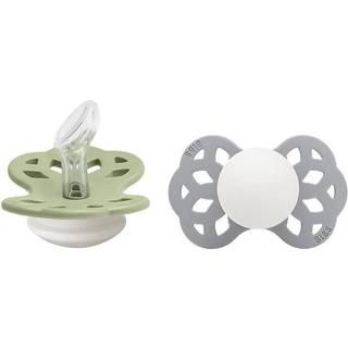 BIBS Pacifier Infinity Anatomical Silicone Sage Glow/Cloud Glow Size 1