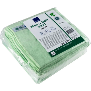 Puri-Line Soft rengøringsklud 40x40cm mikrofiber grøn