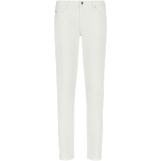EMPORIO ARMANI Herren Hose weiß Slim Fit