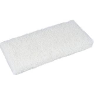 Skurefiber 25x12x2,5cm polyester fin skureeffekt ridsefri hvid