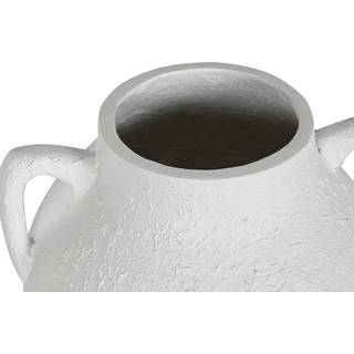 Vase Home ESPRIT Hvid Glasfiber 41 x 39 x 60 cm