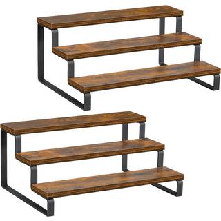 Giikin 3-Tier Spice Rack 13,8 tommer Tr? bordplade Spice Storage Holder Kitchen Pantry Cabinet Organizer Cupboard til krydderflasker Jars krydder