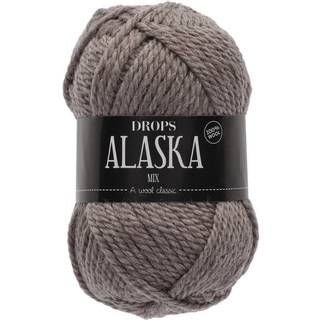 DROPS Alaska 55 Beigemeleret (Mix) Indhold: 100% Uld Garngruppe: C (16 - 19 masker) / 10 ply / aran / worsted Vægt/længde: 50 gram = ca. 70 meter Anbefalede pinde: 5 mm Strikkefasthed: 10 x 10 cm = 17 m x 22 p Håndvask, max 30°C / Tørres fladt / Kan filtes.