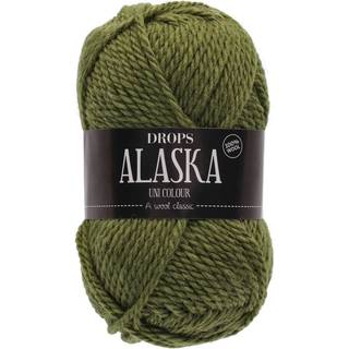 DROPS Alaska 45 Lys oliven (Uni Colour) Indhold: 100% Uld Garngruppe: C (16 - 19 masker) / 10 ply / aran / worsted Vægt/længde: 50 gram = ca. 70 meter Anbefalede pinde: 5 mm Strikkefasthed: 10 x 10 cm = 17 m x 22 p Håndvask, max 30°C / Tørres fladt / Kan filtes.