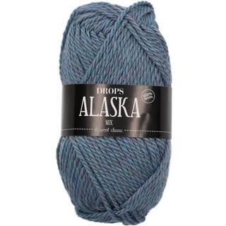 DROPS Alaska 72 Påfugleblå (mix) Indhold: 100% Uld Garngruppe: C (16 - 19 masker) / 10 ply / aran / worsted Vægt/længde: 50 gram = ca. 70 meter Anbefalede pinde: 5 mm Strikkefasthed: 10 x 10 cm = 17 m x 22 p Håndvask, max 30°C / Tørres fladt / Kan filtes.