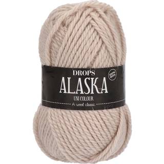 DROPS Alaska 69 Perlehvidt (Uni Colour) Indhold: 100% Uld Garngruppe: C (16 - 19 masker) / 10 ply / aran / worsted Vægt/længde: 50 gram = ca. 70 meter Anbefalede pinde: 5 mm Strikkefasthed: 10 x 10 cm = 17 m x 22 p Håndvask, max 30°C / Tørres fladt / Kan filtes.