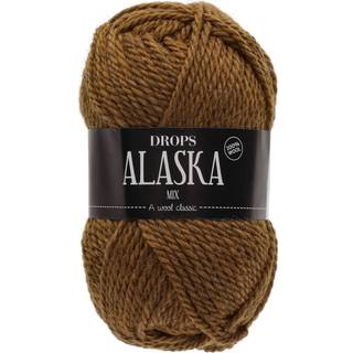 DROPS Alaska 66 Toffee (Mix) Indhold: 100% Uld Garngruppe: C (16 - 19 masker) / 10 ply / aran / worsted Vægt/længde: 50 gram = ca. 70 meter Anbefalede pinde: 5 mm Strikkefasthed: 10 x 10 cm = 17 m x 22 p Håndvask, max 30°C / Tørres fladt / Kan filtes.