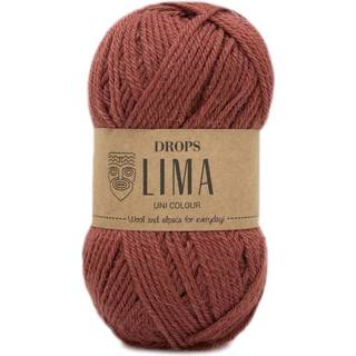 DROPS Lima Garn - 9021 Rød mursten