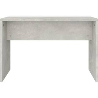 Skammel Til Makeupbord 70X35X45 Cm Konstrueret Træ - Betongrå
