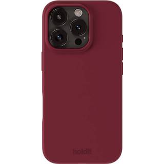 Holdit - Silicone Cover Red Velvet - iPhone 16 Pro