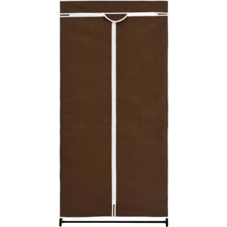 klædeskab 2 stk. 75 x 50 x 160 cm brun