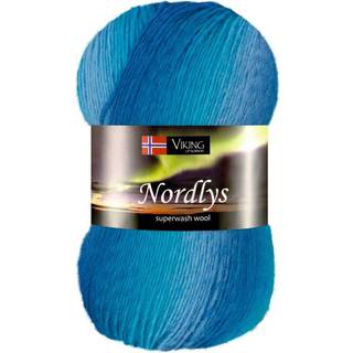 Viking Nordlys 927 Multi kongeblå Indhold: 75% Superwash-behandlet uld, 25% nylon Vægt/længde: 100 gram = ca. 350 meter Anbefalede pinde: 2.50 mm Strikkefasthed: 10 cm = 28 m Vask: Skånsom maskinvask / Maks. 40ºC / Tørres fladt.