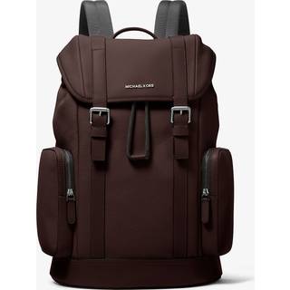 MK Hudson Pebbled Leather Backpack - Brown - Michael Kors - ONE SIZE