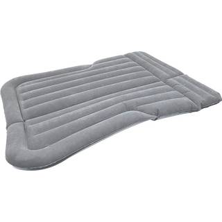 Oppustelig luftmadras til bil - 170x125x12 cm - Fløjlsoverflade inklusiv div. tilbehør