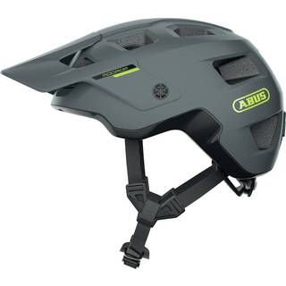 ABUS Hjelm MoDrop i Concrete Grey S - Multi-Shell In-Mold, Justerbar TriVider-Rem, GoggFit & QUIN Ready