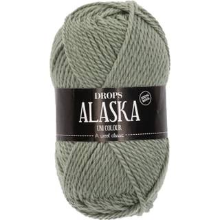 DROPS Alaska 75 Salvie Grøn (uni colour) Indhold: 100% Uld Garngruppe: C (16 - 19 masker) / 10 ply / aran / worsted Vægt/længde: 50 gram = ca. 70 meter Anbefalede pinde: 5 mm Strikkefasthed: 10 x 10 cm = 17 m x 22 p Håndvask, max 30°C / Tørres fladt / Kan filtes.