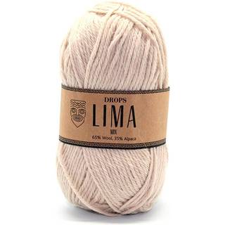 DROPS Lima 0206 Hvede (Mix) Indhold: 65% Peruvian Highland Uld, 35% Superfin Alpaca Garngruppe: B (20 - 22 masker) / 8 ply / DK / worsted Vægt/længde: 50 g = ca. 100 meter Anbefalede pinde: 4 mm Strikkefasthed: 10 x 10 cm = 21 m x 28 p Håndvask, max 30°C / Tørres fladt / Kan filtes.